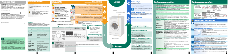 First page image of the manual for WM16E461FG