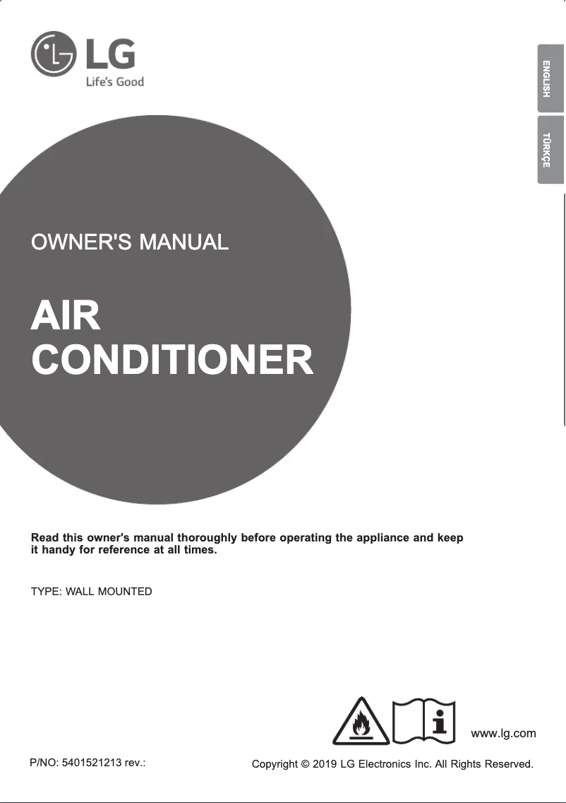 Page 1 of the manual User Manual LG S3UM24K21ZA