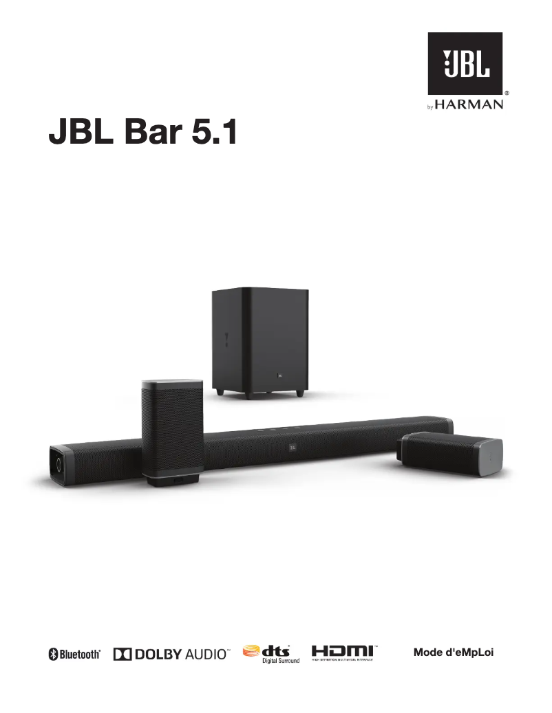 First page image of the manual for Bar 5.1