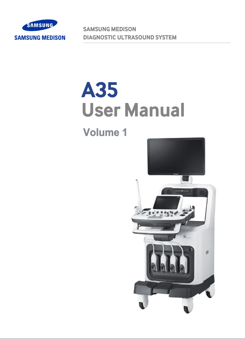 Page 1 of the manual User Manual Samsung A35