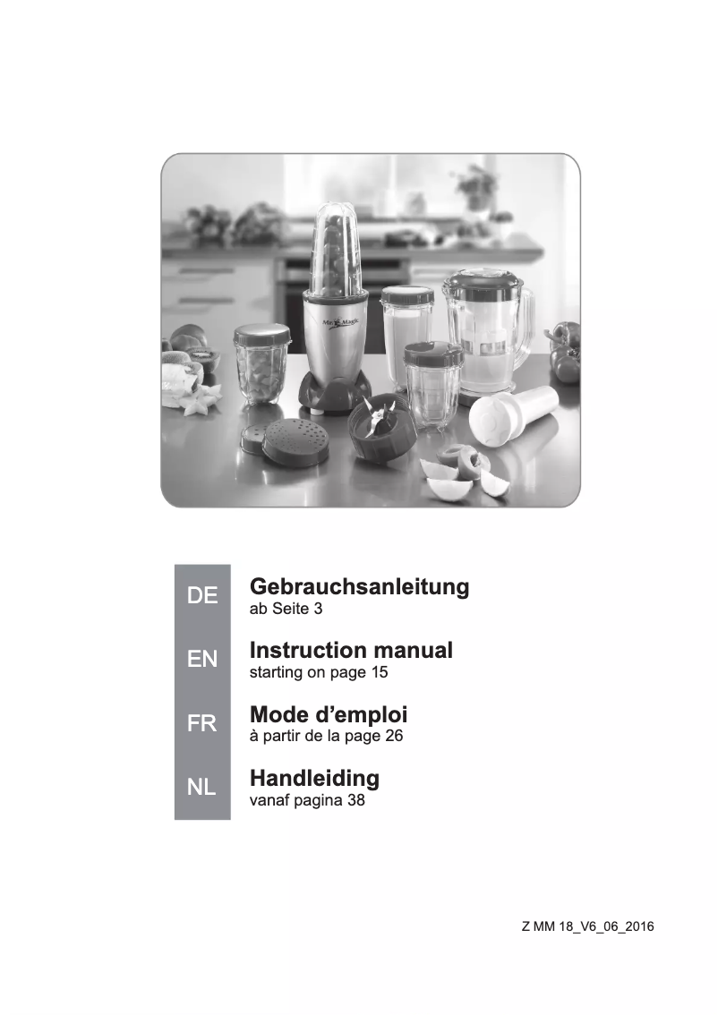 First page image of the manual for 05611