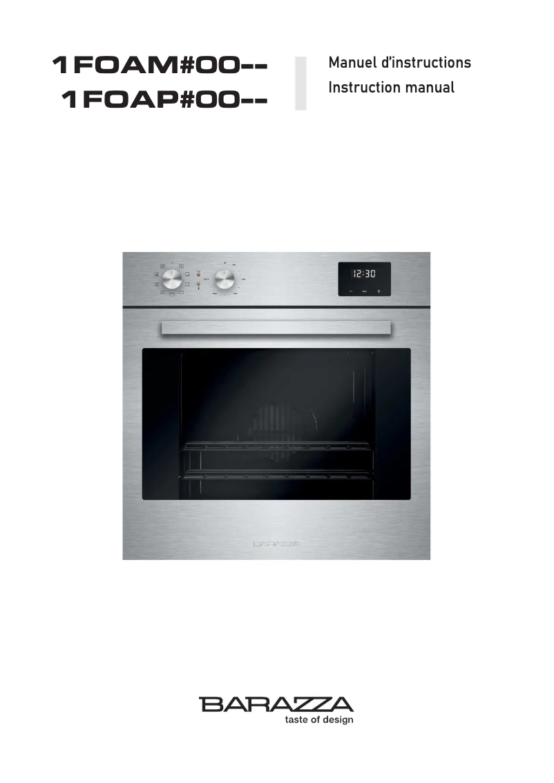 First page image of the manual for 1FOAP