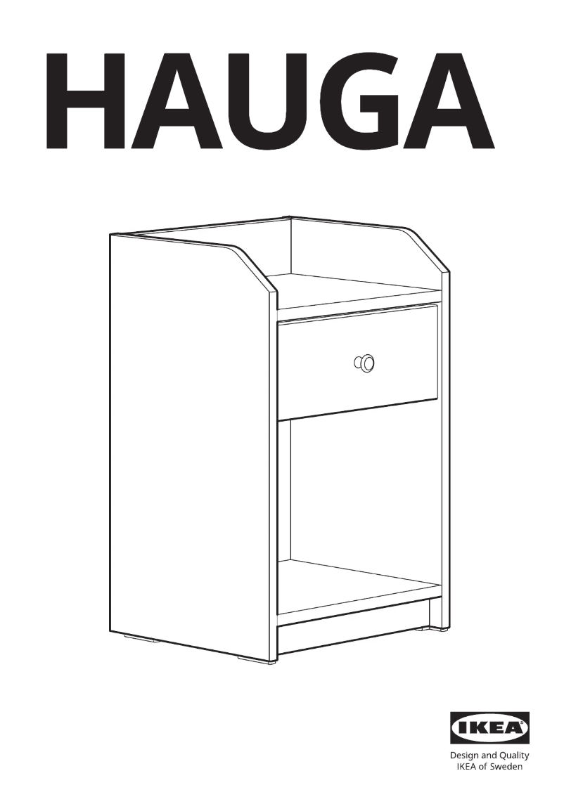 First page image of the manual for HAUGA 004.889.63