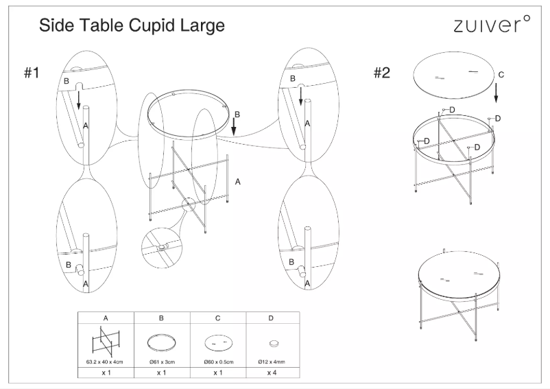 Page 1 of the manual User Manual Zuiver Cupid XXL
