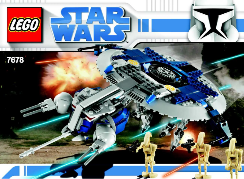 Page 1 of the manual User Manual Lego Droid Gunship (TM)