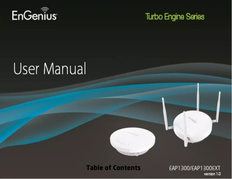 Page 1 of the manual Instruction Manual EnGenius EAP1300EXT