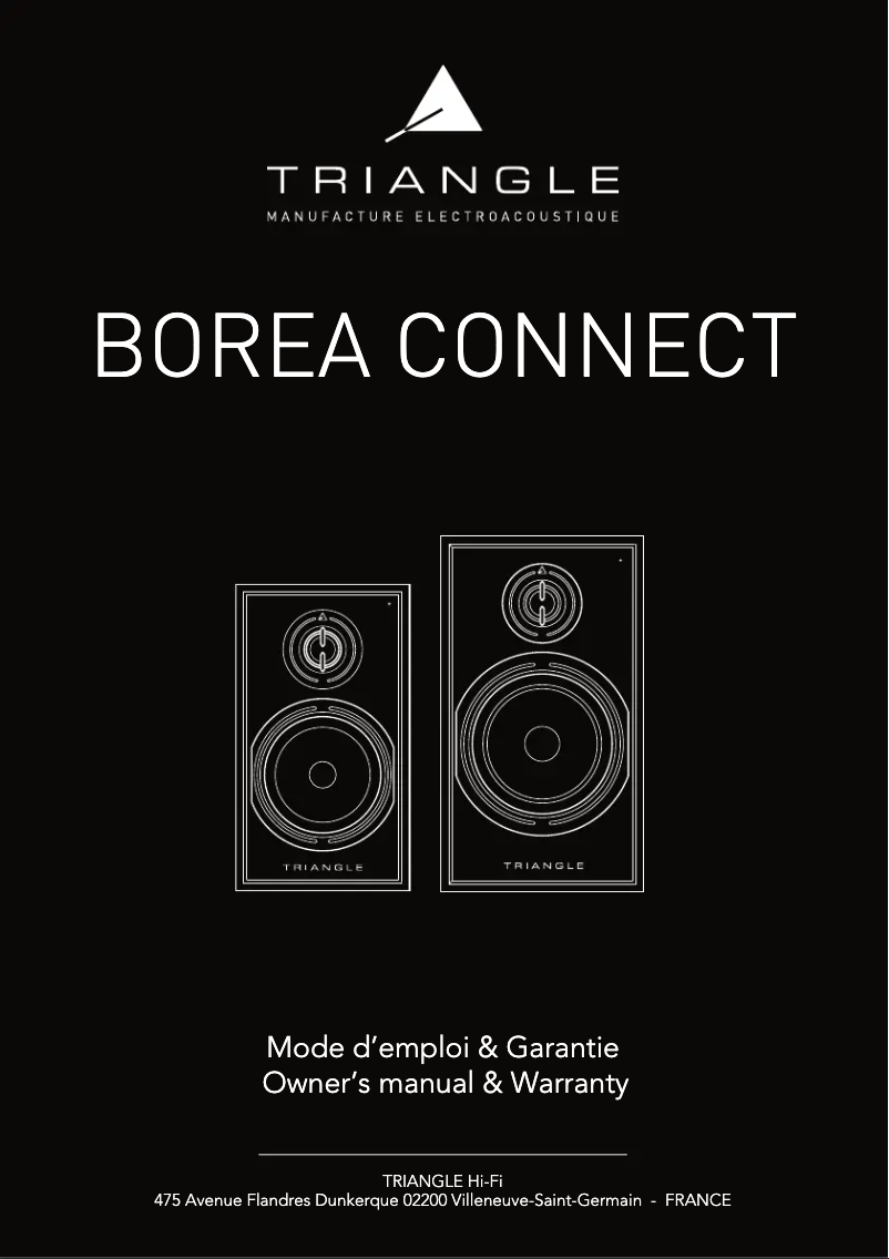 First page image of the manual for Borea BR02