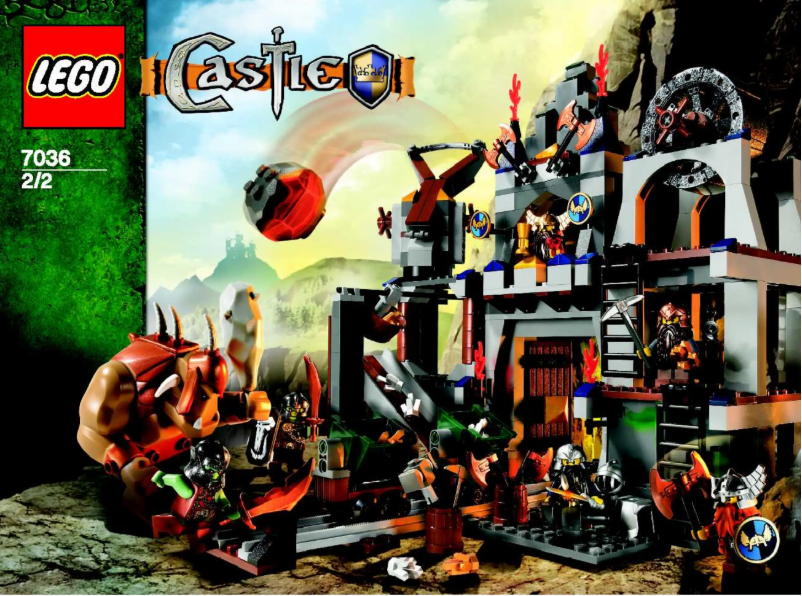 Page 1 of the manual User Manual Lego Castle 7036