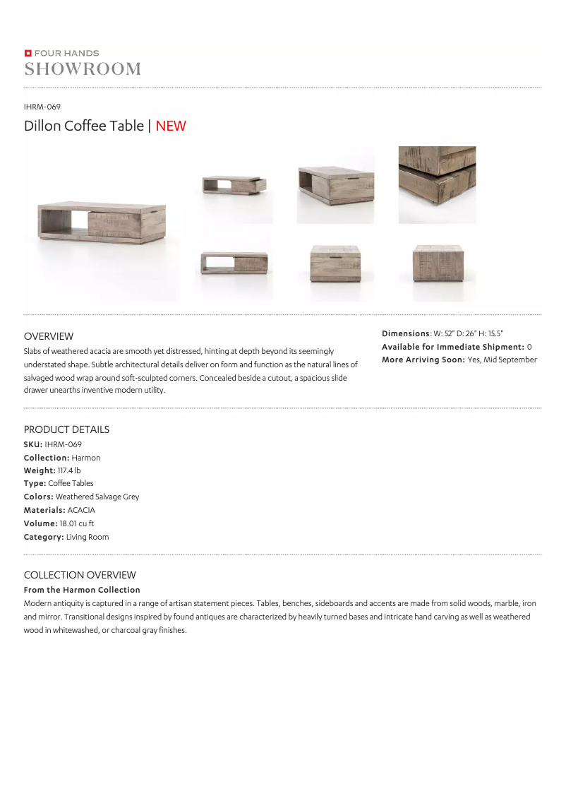 First page image of the manual for IHRM-069