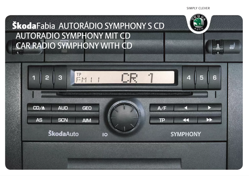 First page image of the manual for Symphony