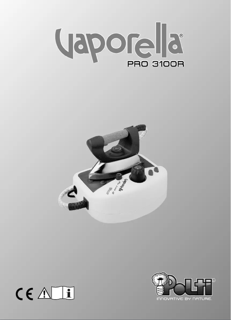 Page 1 of the manual User Manual Polti Vaporella Pro-1300R
