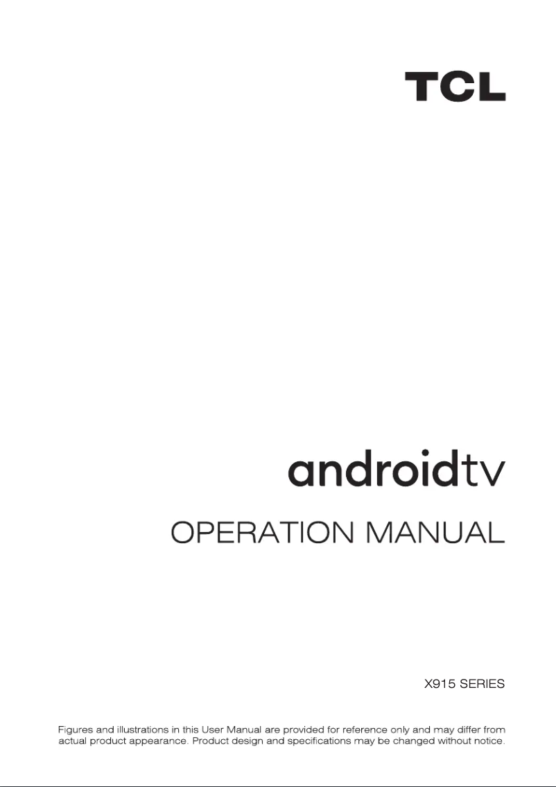 First page image of the manual for 65X915