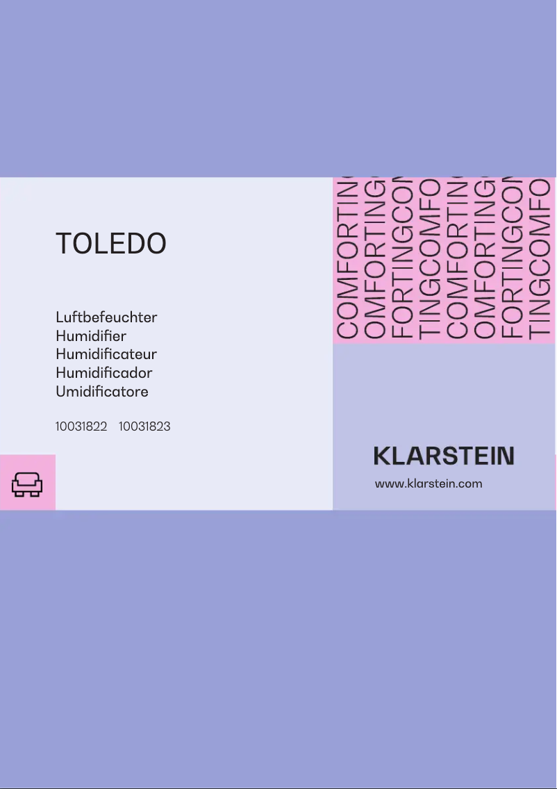 First page image of the manual for Toledo