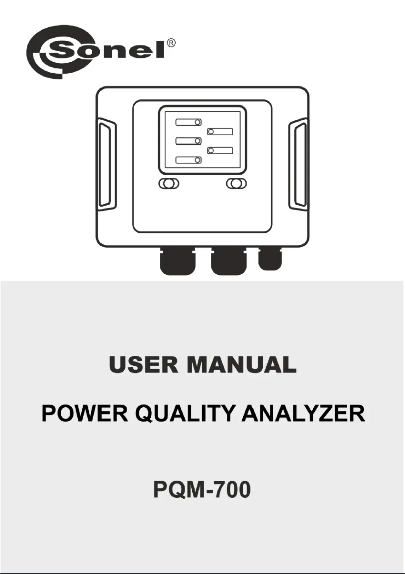 First page image of the manual for PQM-700