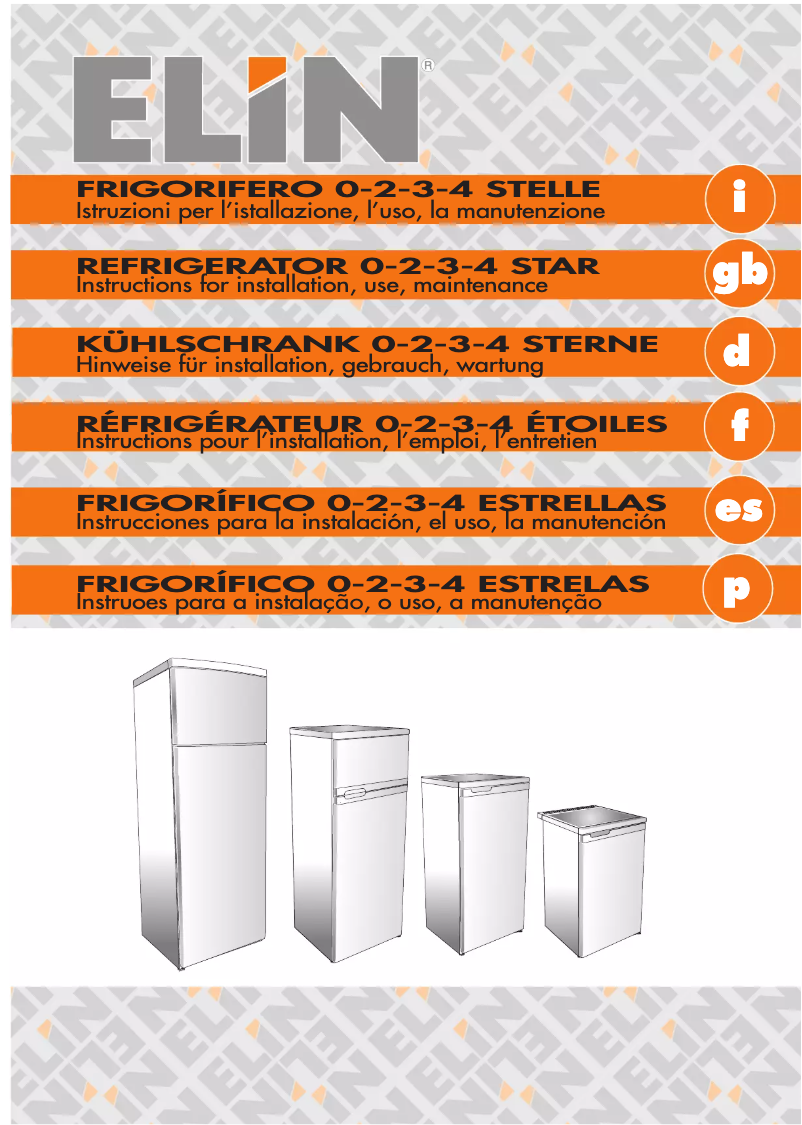 Page 1 of the manual User Manual ELIN KSA1454