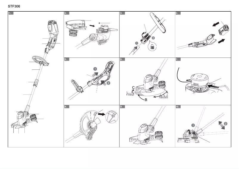 First page image of the manual for STF306