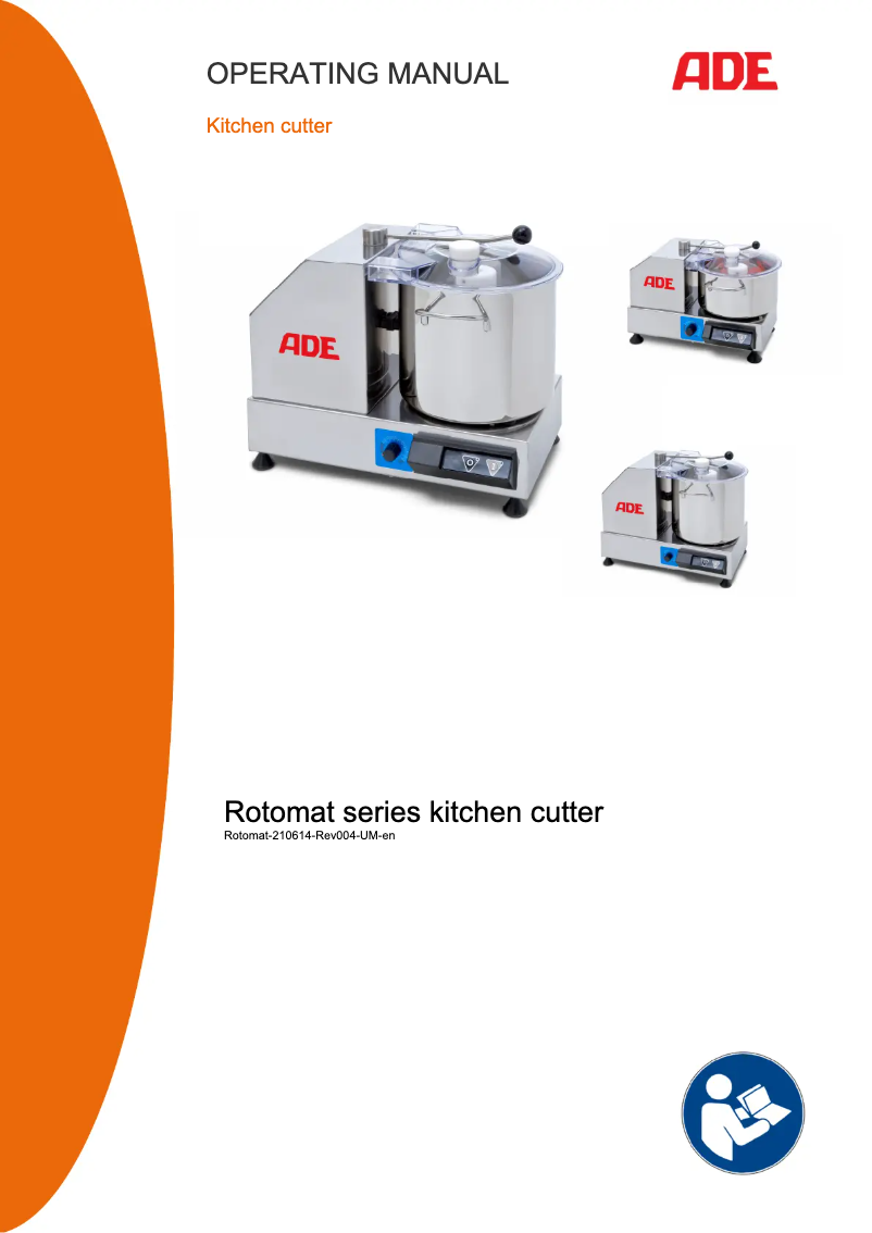 First page image of the manual for Rotomat 210614