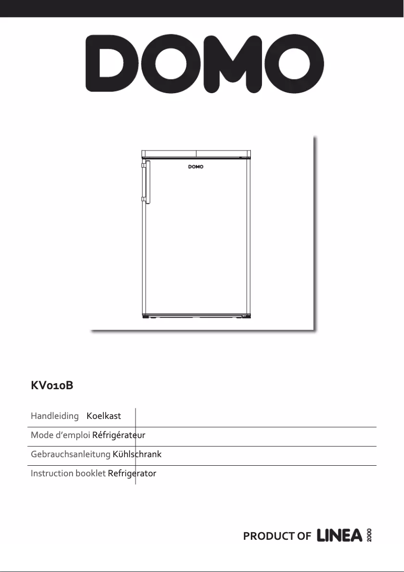 Page 1 of the manual User Manual Domo KV010B