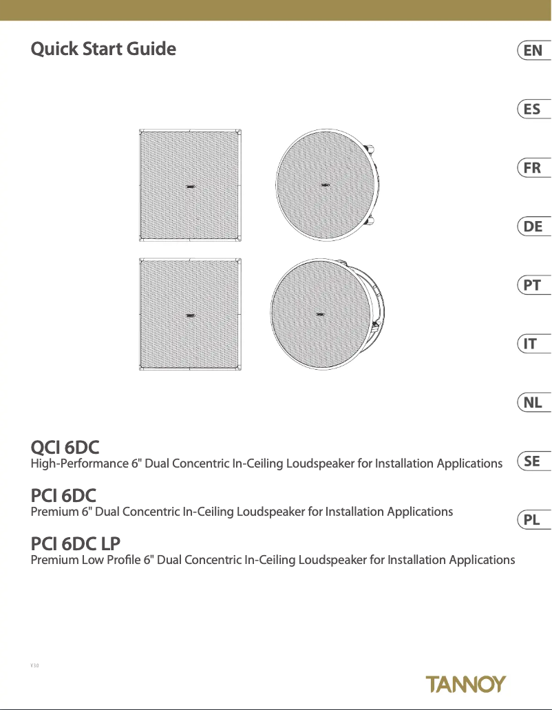 First page image of the manual for PCI 6DC
