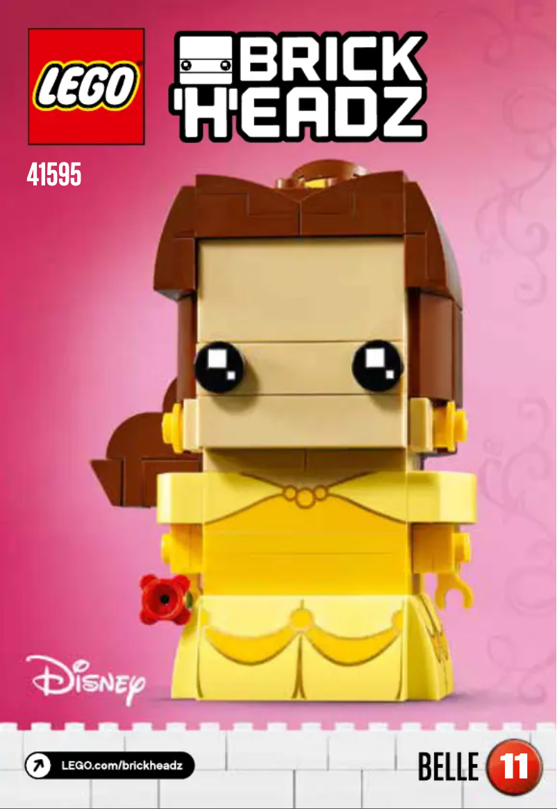 First page image of the manual for Brickheadz 41595