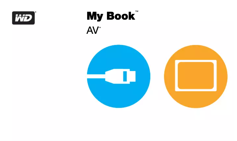 Page 1 de la notice Manuel utilisateur Western Digital WDBABT0010HBK-EESN