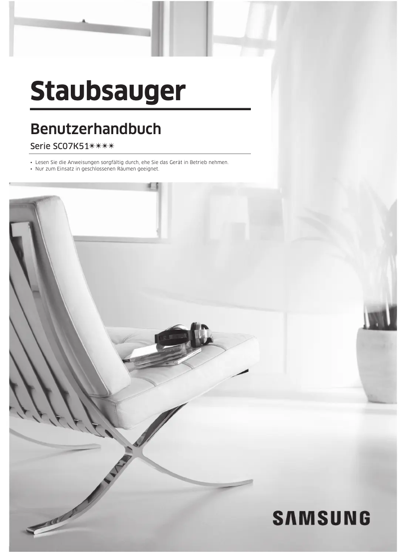 First page image of the manual for VC5100 Complete