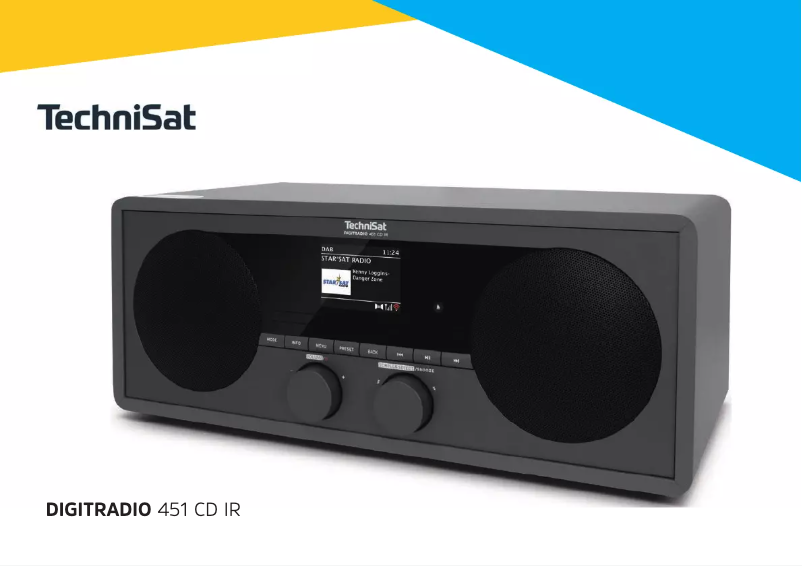 Page 1 of the manual User Manual TechniSat Digitradio 451 CD IR