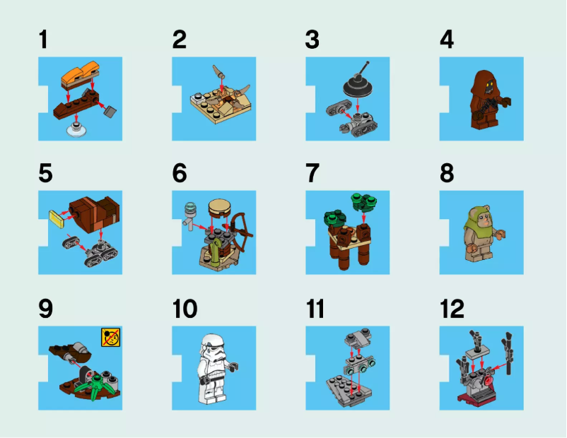 Page 1 of the manual User Manual Lego Star Wars 75097