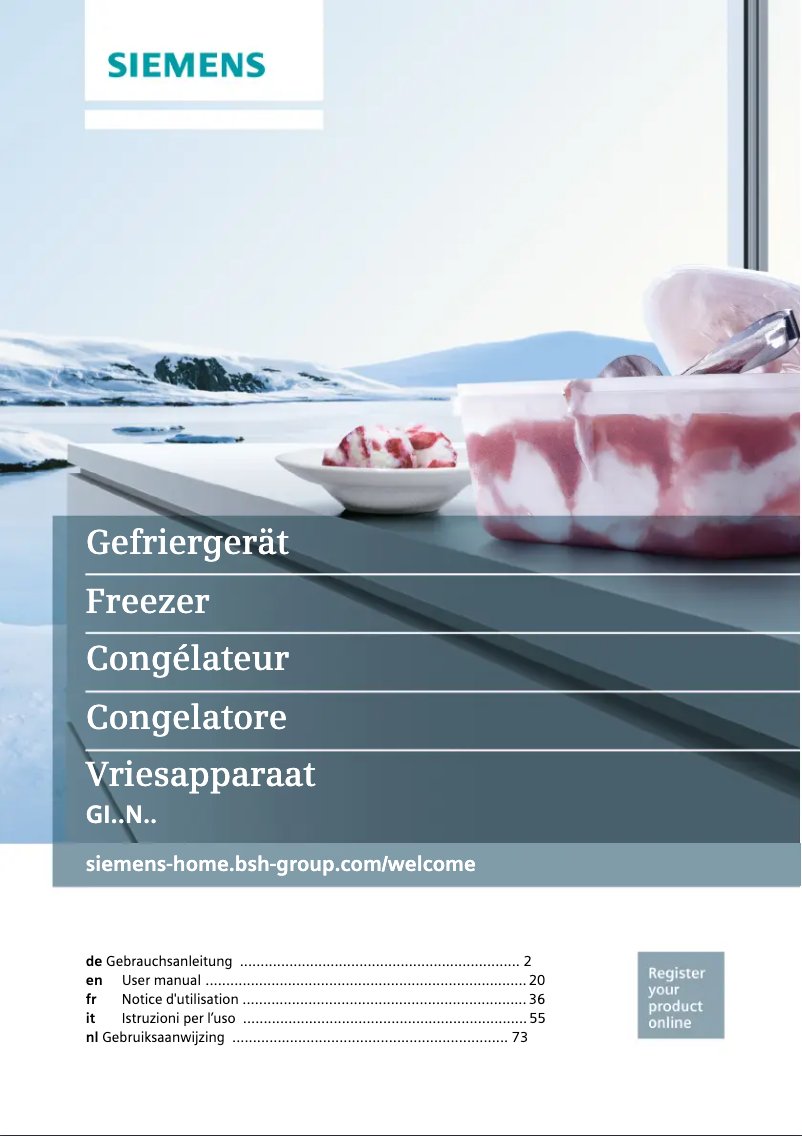 First page image of the manual for GI31NAC30