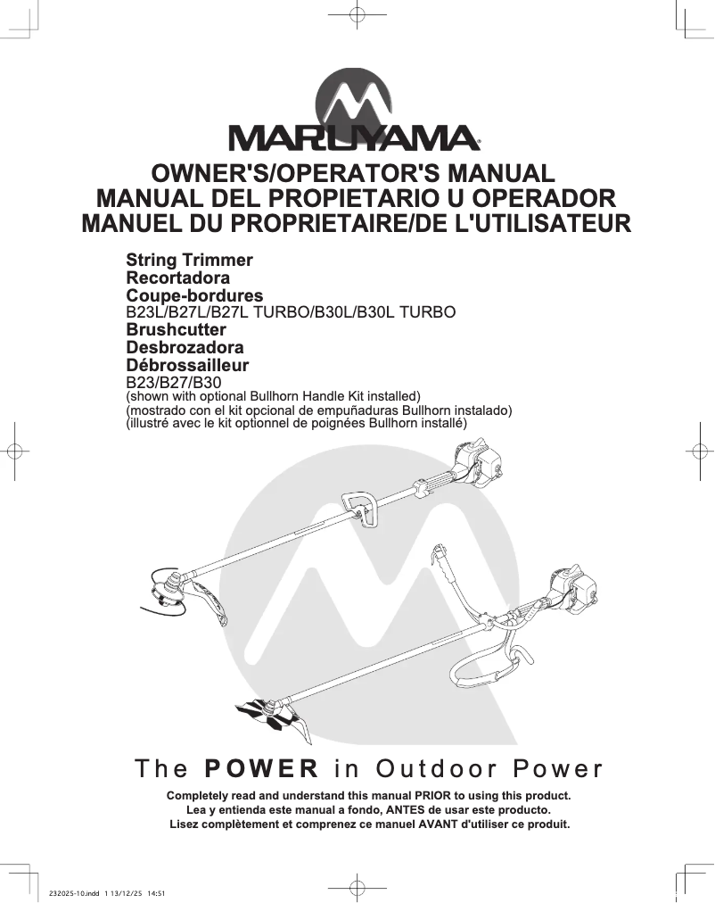 First page image of the manual for B30L