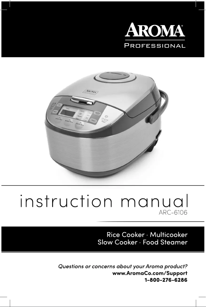 First page image of the manual for ARC-6106