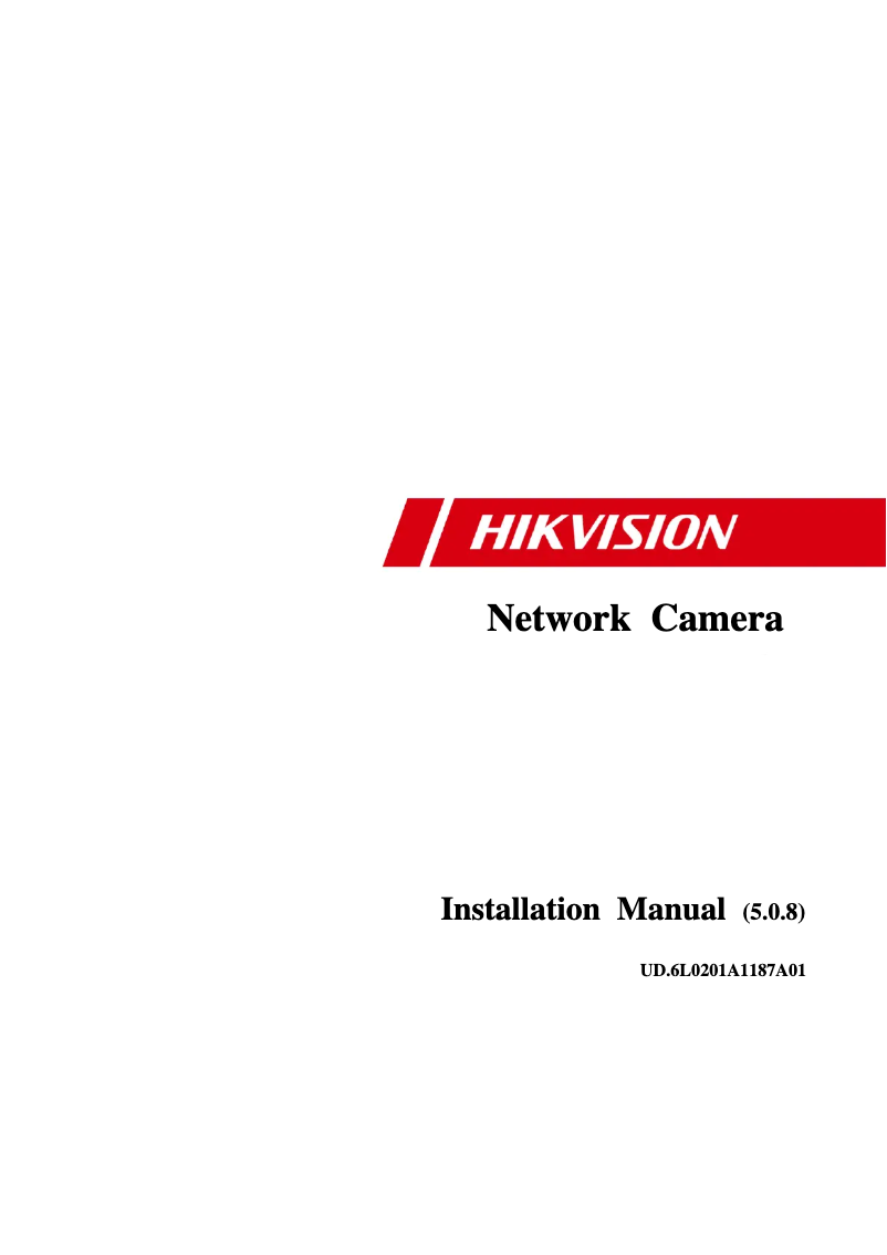Page 1 of the manual User Manual Hikvision DS-2CD6412FWD-10