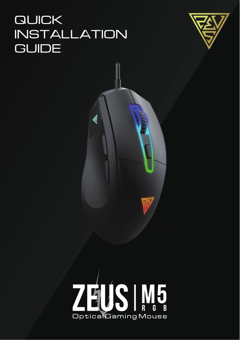 Page 1 of the manual User Manual Gamdias Zeus M5