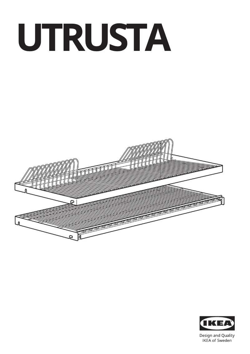Page 1 of the manual User Manual Ikea UTRUSTA 002.153.12