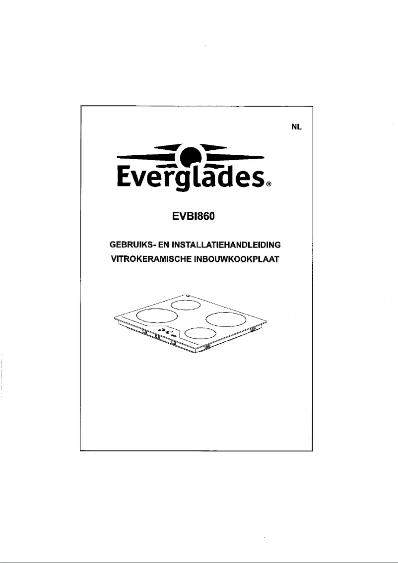 First page image of the manual for EVBI 860
