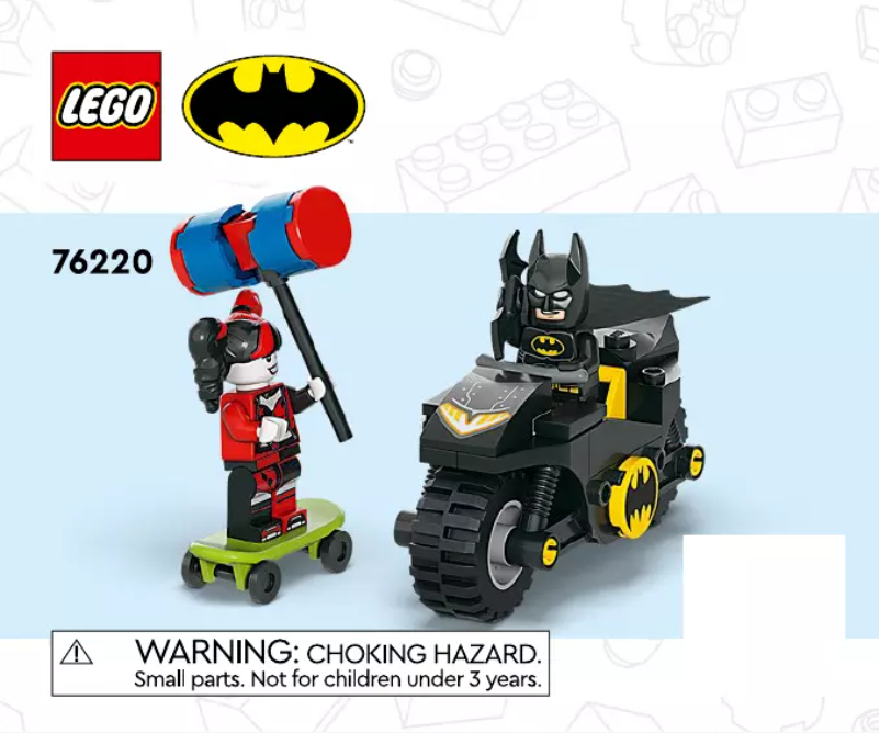 First page image of the manual for Batman 76220