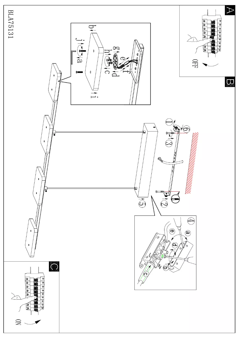 Page 1 of the manual User Manual Eglo Cartama
