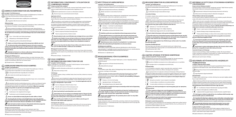 Page 1 of the manual User Manual Sensiplast IAN 273332
