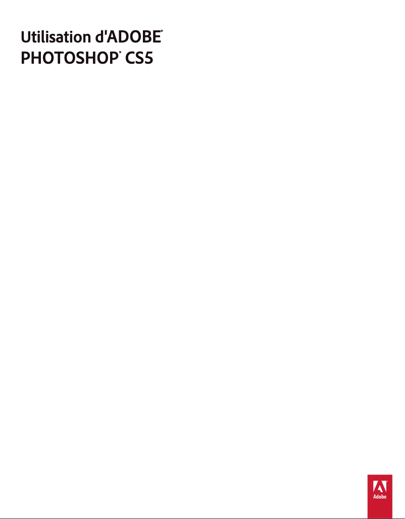 Page 1 of the manual User Manual Adobe Photoshop CS5