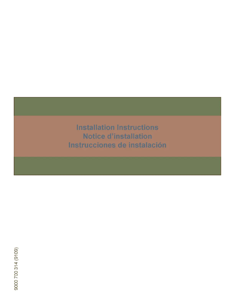 First page image of the manual for SGE63E06UC