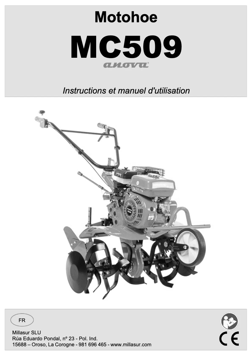 First page image of the manual for MC509