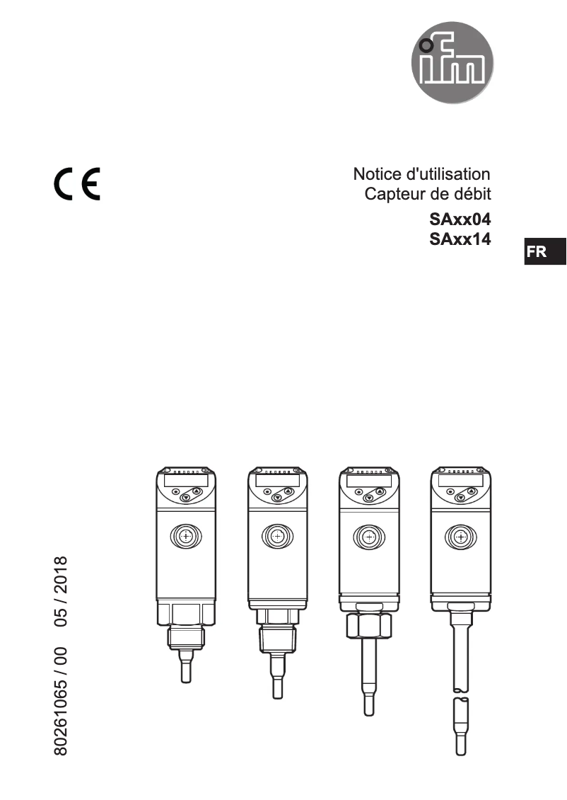 First page image of the manual for SA5014