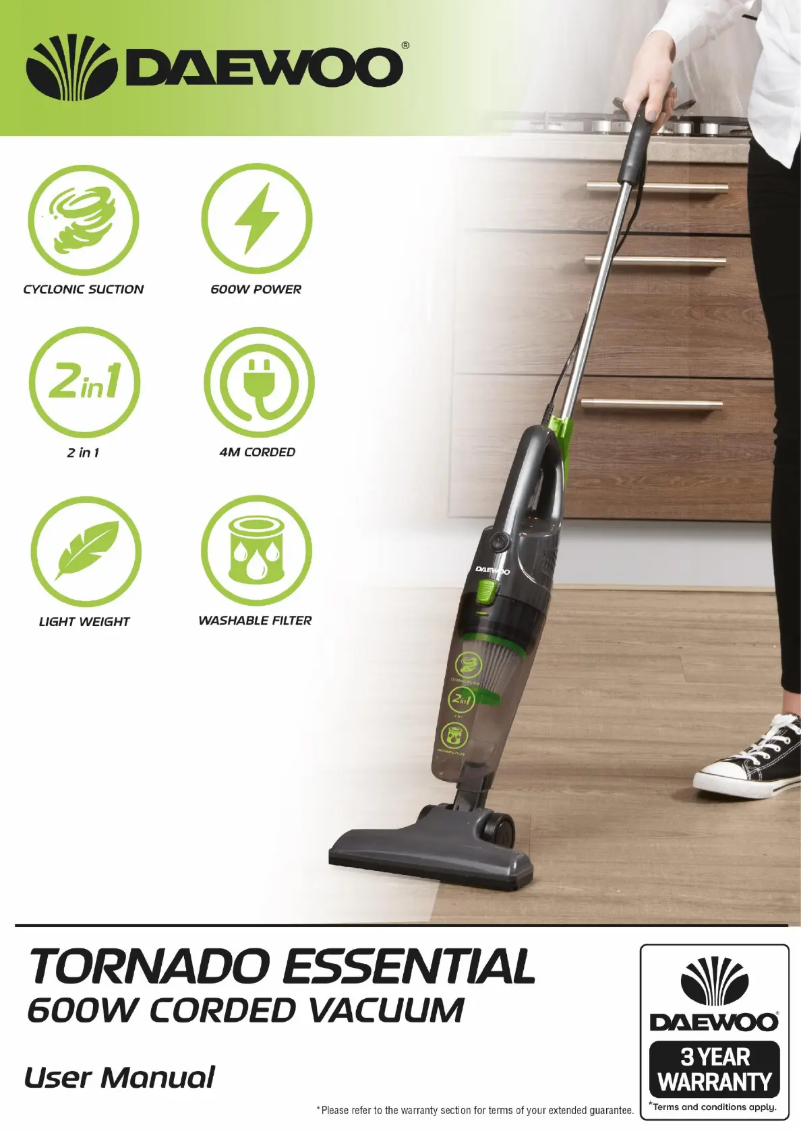 First page image of the manual for Tornado Essential FLR00003