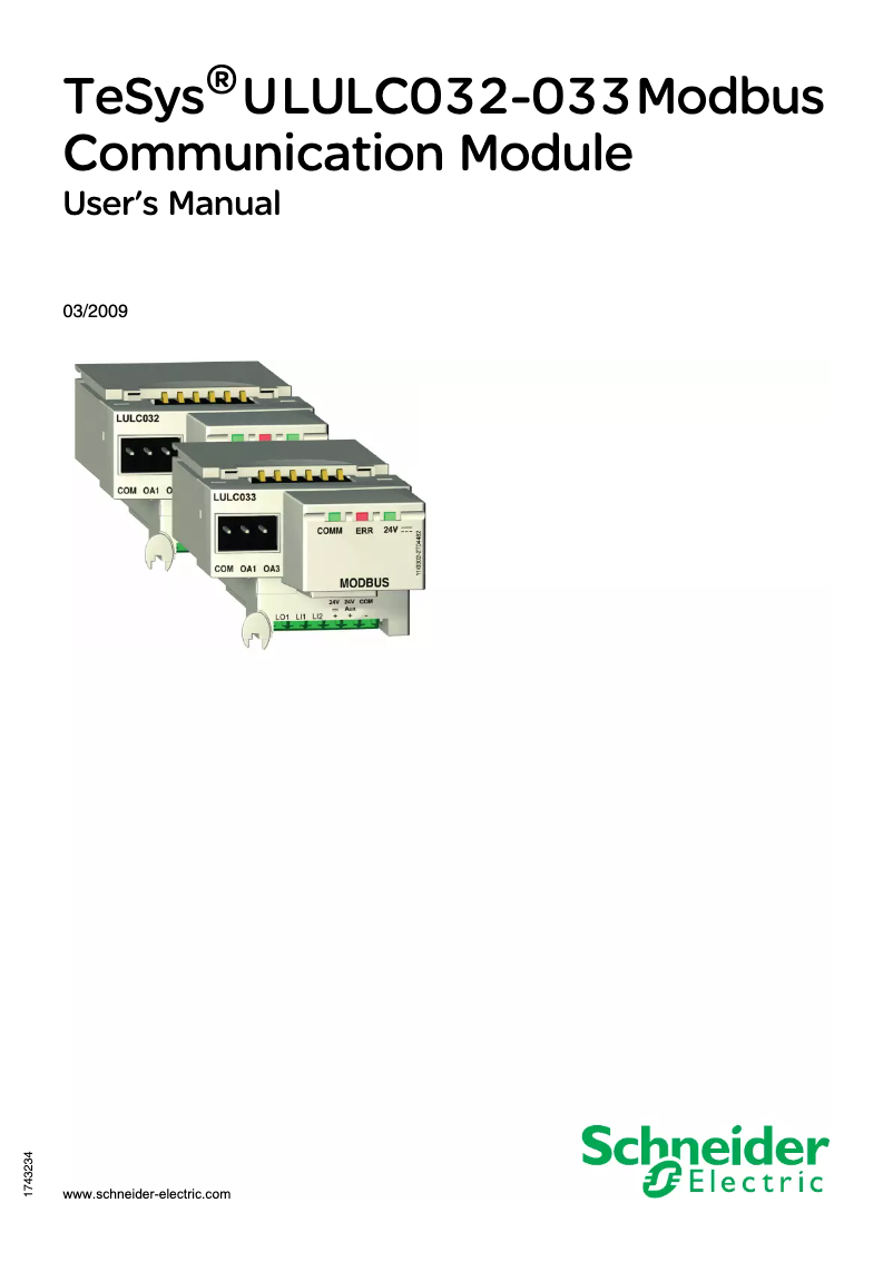 First page image of the manual for LUCA18BL