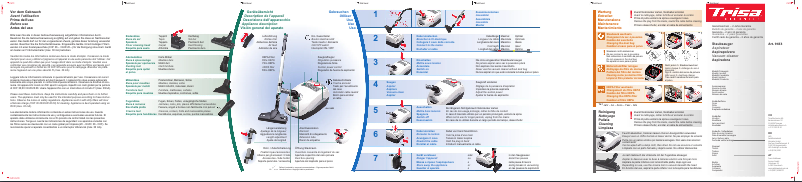 Page 1 of the manual User Manual Trisa Comfort Clean 2000