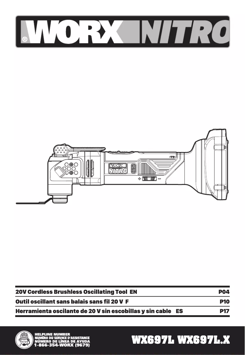 First page image of the manual for WX697L.9
