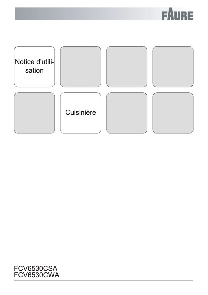 First page image of the manual for FCV6530CSA