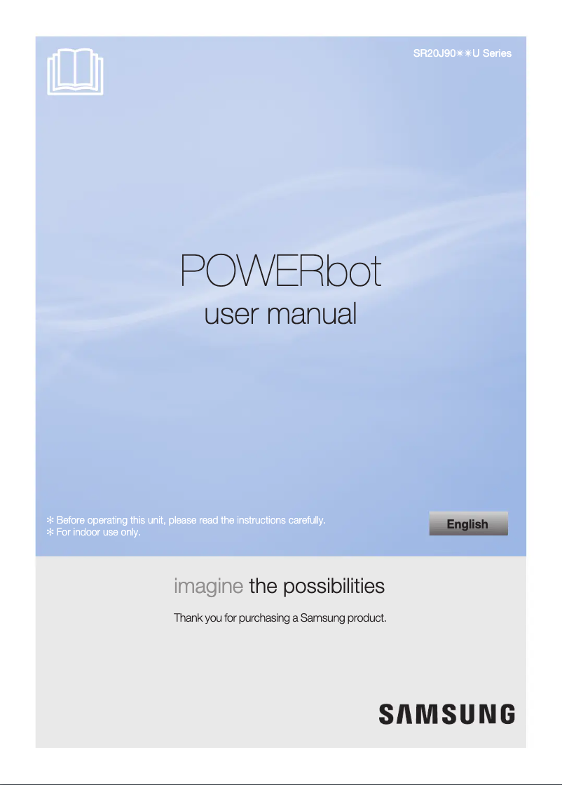 Page 1 of the manual User Manual Samsung VR20J9010UR