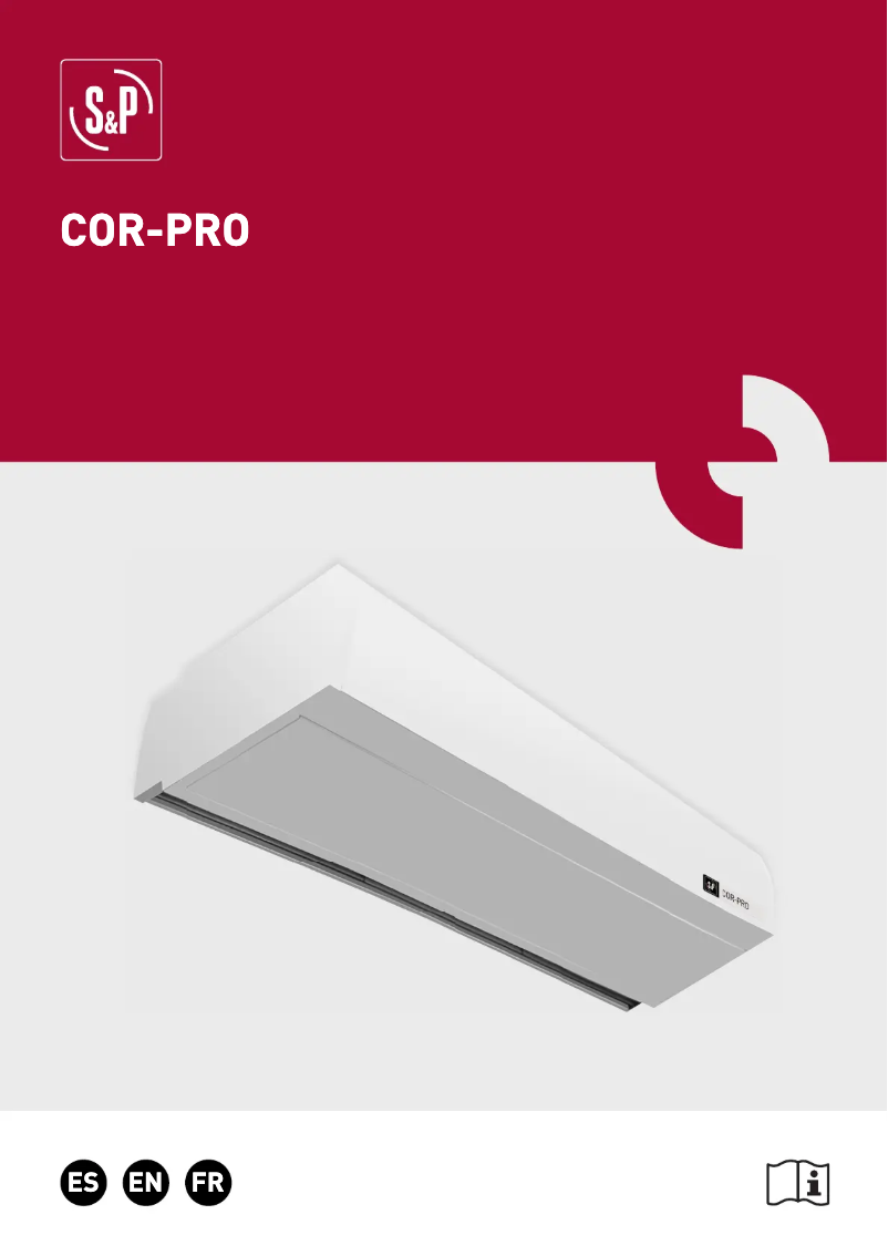 First page image of the manual for COR-PRO