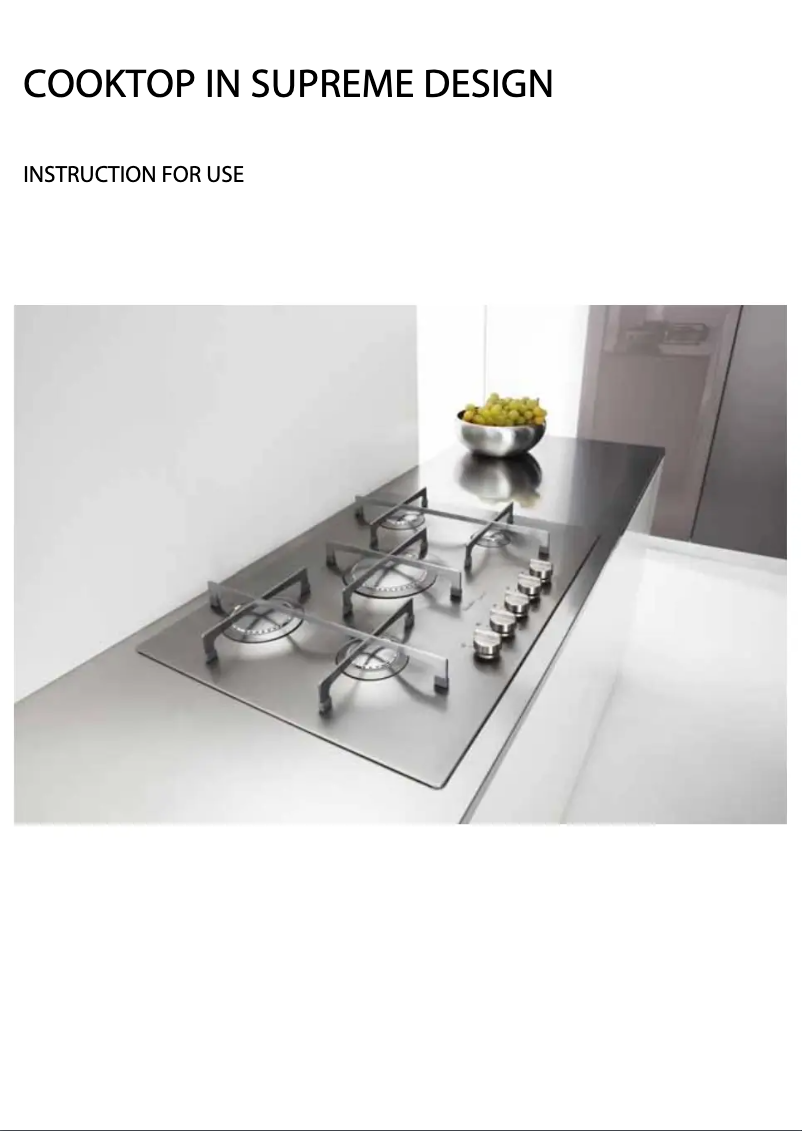 First page image of the manual for TGZ 5759